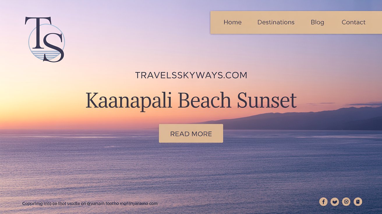 Kaanapali Beach Sunset