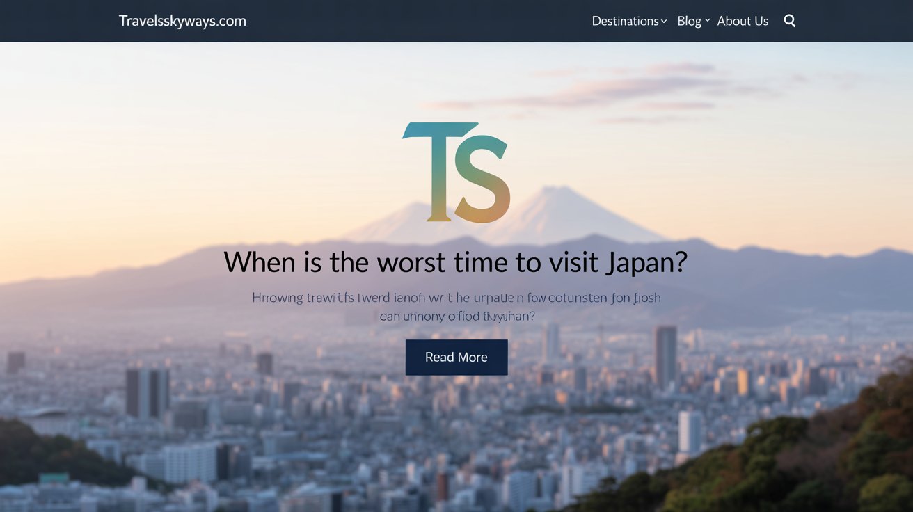When Is the Worst Time to Visit Japan?