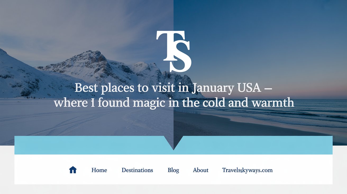 Best Places to Visit in January USA – Where I Found Magic in the Cold and Warmth