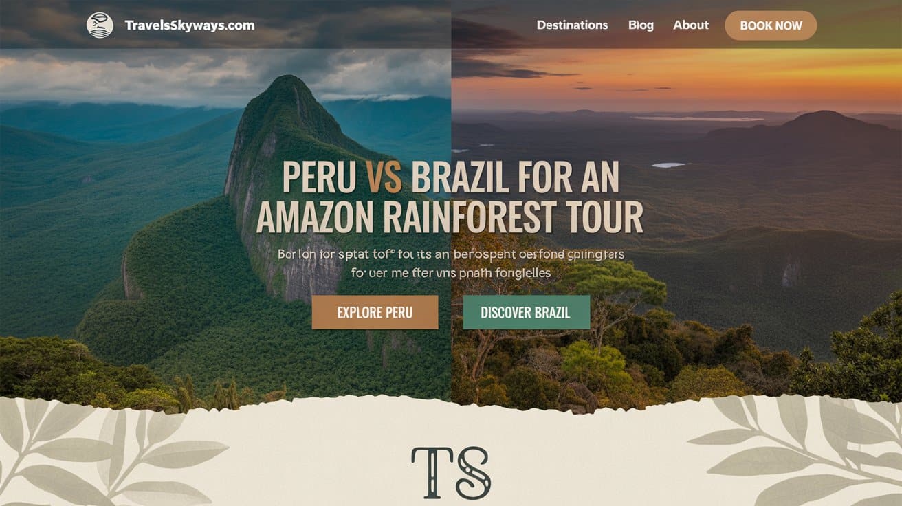Peru vs Brazil for an Amazon Rainforest Tour