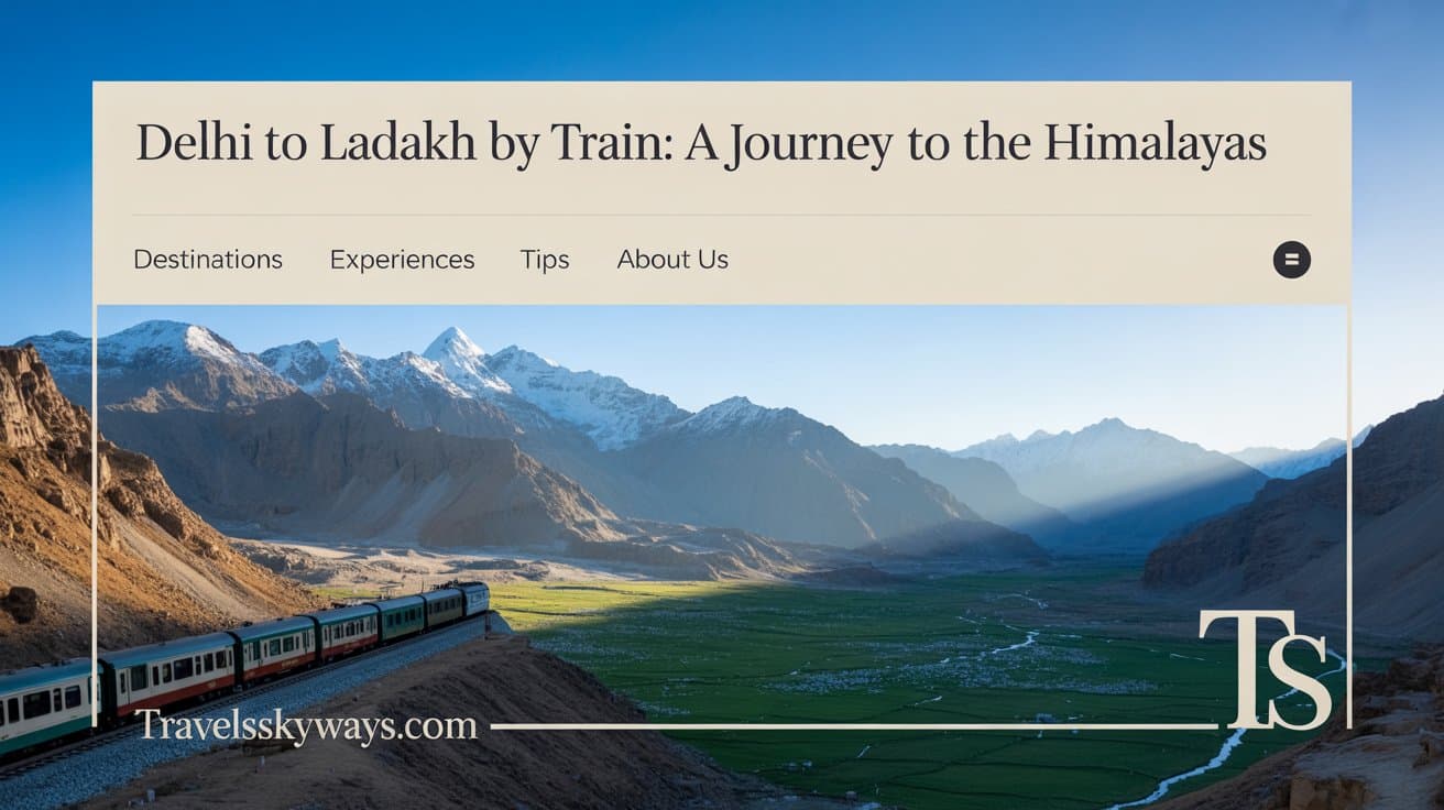 Delhi to Ladakh by Train: A Journey to the Himalayas