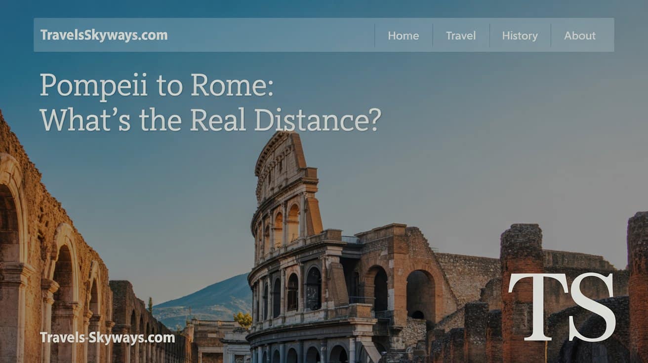Pompeii to Rome: What’s the Real Distance?