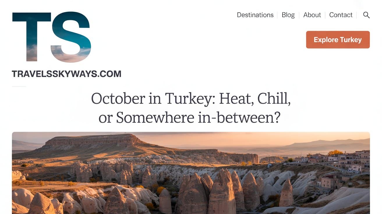 October in Turkey: Heat, Chill, or Somewhere In-Between?