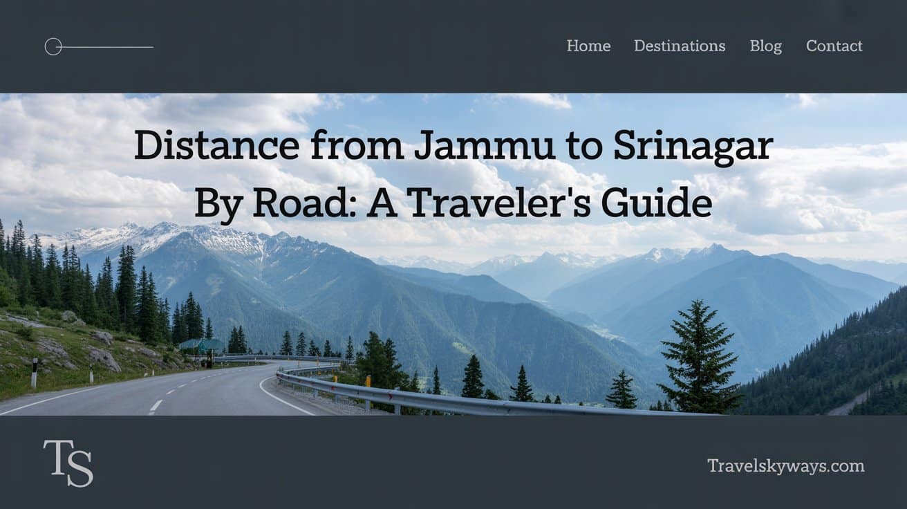 Distance from Jammu to Srinagar by Road: A Traveler’s Guide