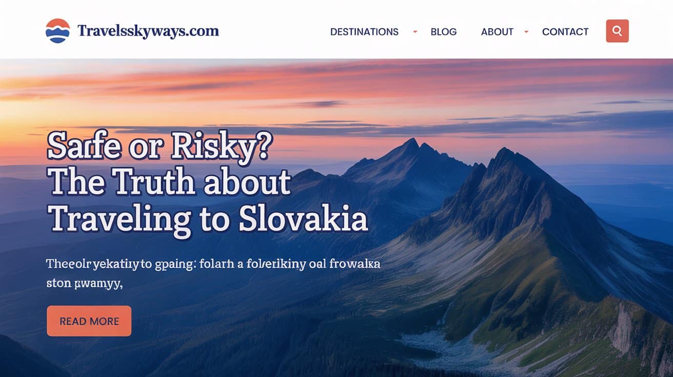Safe or Risky? The Truth About Traveling to Slovakia