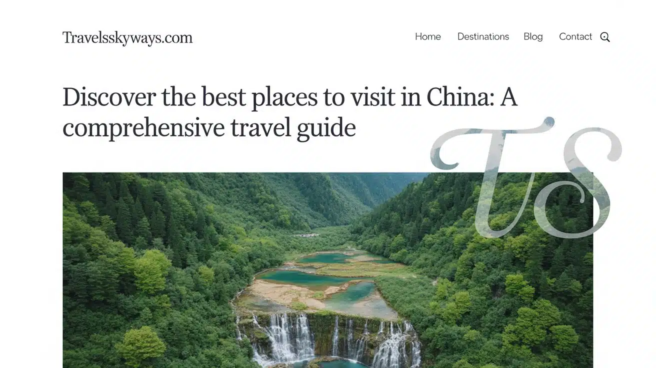 Discover the Best Places to Visit in China: A Comprehensive Travel Guide